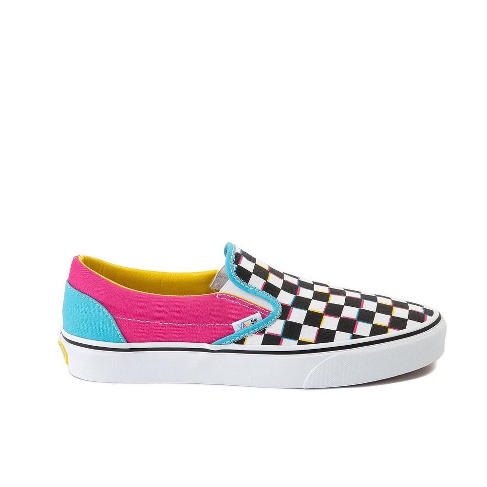 Vans Slip On Checkerboard Skate Shoe - Multi US 11.5